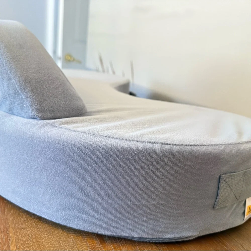 Momcozy Light Blue/Gray Nursing Pillow - Picture 3 of 6